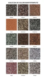Tencuiala mozaicata pentru soclu BUNTSTEINPUTZ BERGBRAUN 25kg - imagine 2