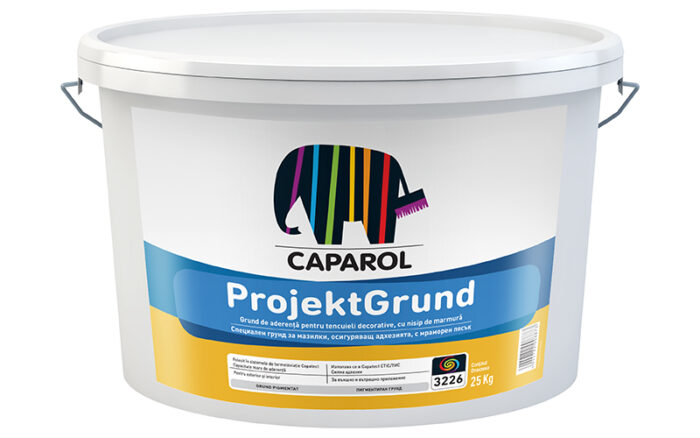 Caparol ProjektGrund 25 kg Grund-vopsea speciala, diluabil cu apa, cu rol de crestere a aderentei, destinat aplicari pe suprafete minerale portante, interioare si exterioare. - imagine 1
