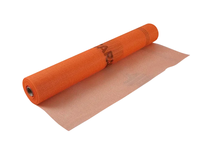 Plasa de armare portocalie 145 g/mp Caparol Capatect Glasgewebe 55 mp. Plasa de armare din fibra de sticla, rezistenta in mediu alcalin, utilizata pentru armarea termosistemelor din polistiren sau vata bazaltica. - imagine 1